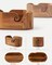 9pcs Knitting Hooks, Yarn Storage Crochet Bowl Knitting for Crocheters, Large Yarn Bowl Acacia Wooden 11.3x5.9x4.7inch